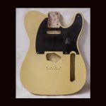 T-Style Body / 1 Piece Swamp Ash / 3 lbs. 15 oz. / Nitrocellulose 'Nocaster Blonde' / Light Relic (#GIN-3609-F)