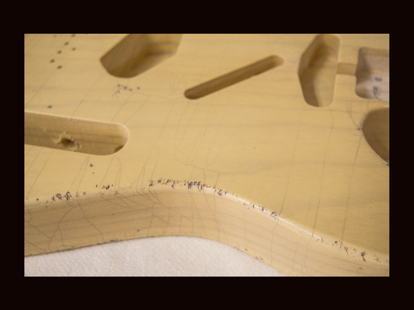 T-Style Body / Swamp Ash / 4 lbs. 3 oz. / Nitrocellulose 'Nocaster Blonde' / Light-Med. Relic (#GIN-3610-F) - Image 4