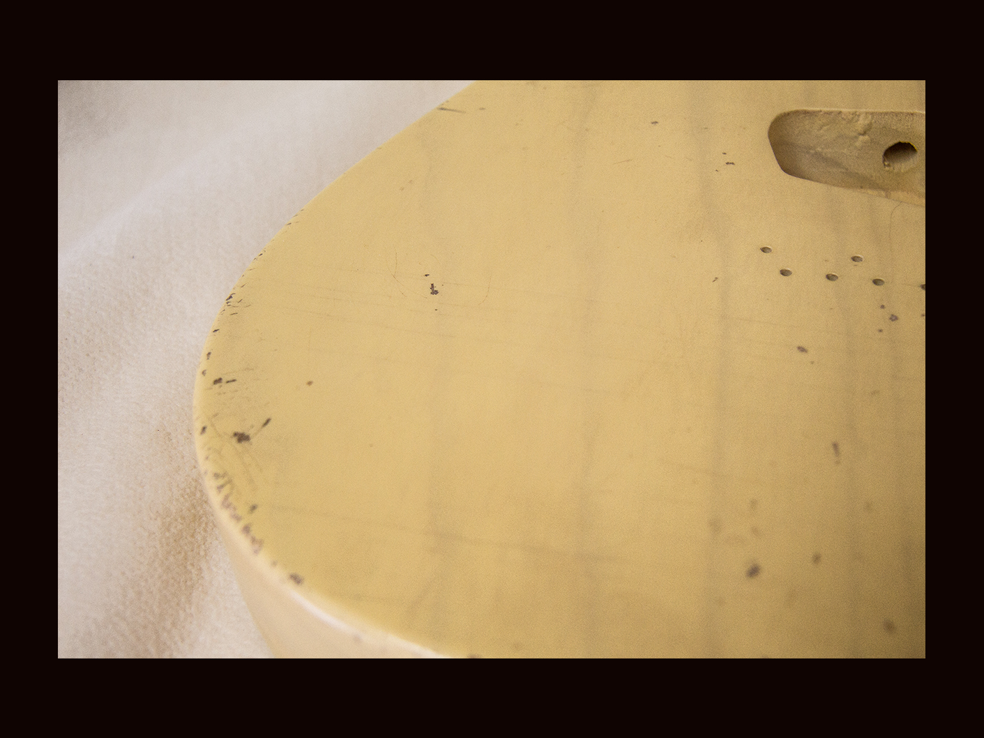 T-Style Body / Swamp Ash / 4 lbs. 3 oz. / Nitrocellulose 'Nocaster Blonde' / Light-Med. Relic (#GIN-3610-F) - Image 5