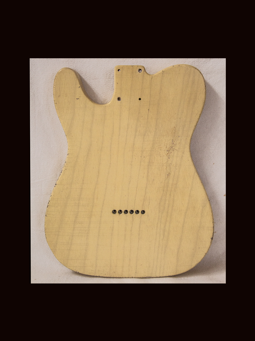 T-Style Body / Swamp Ash / 4 lbs. 3 oz. / Nitrocellulose 'Nocaster Blonde' / Light-Med. Relic (#GIN-3610-F) - Image 6