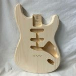 S-Style Hardtail Body / 2 pc. Ultra Light Pine / 3 lbs. 2 oz. (#GIN-3611)