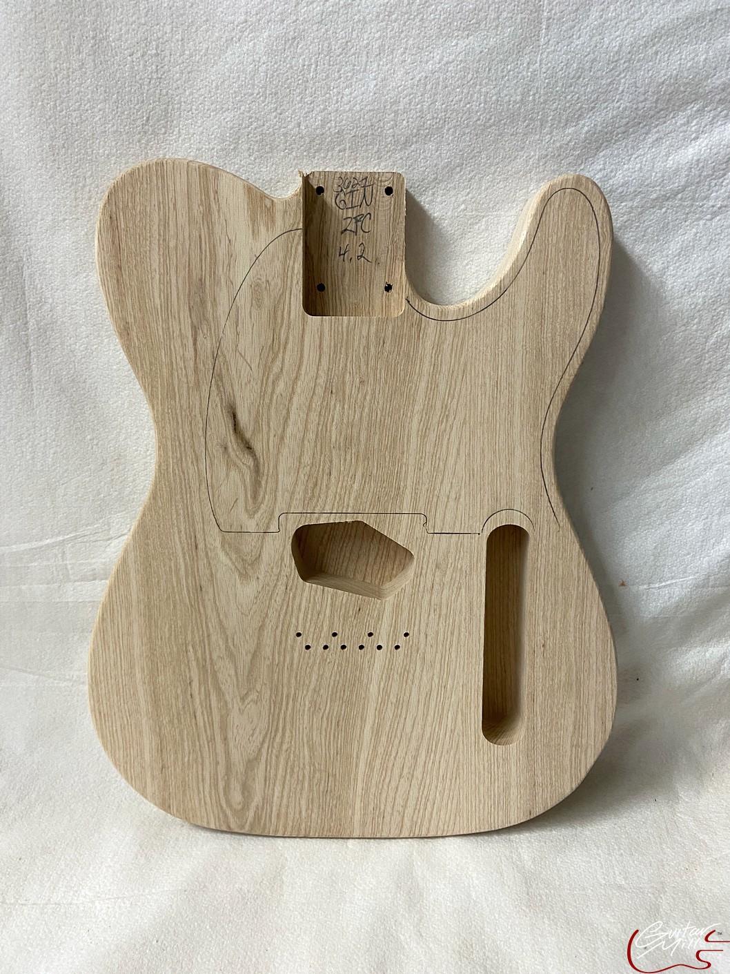 T-Style Esquire Body / 2 pc. Swamp Ash / 4 lbs. 2 oz. (#GIN-3621)