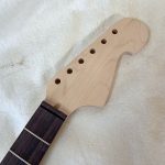 Jag/Stang-Style Replacement Neck / 24" SCALE LENGTH / 2 pc. Maple & Indian Rosewood / Slim D (#GIN-3628)