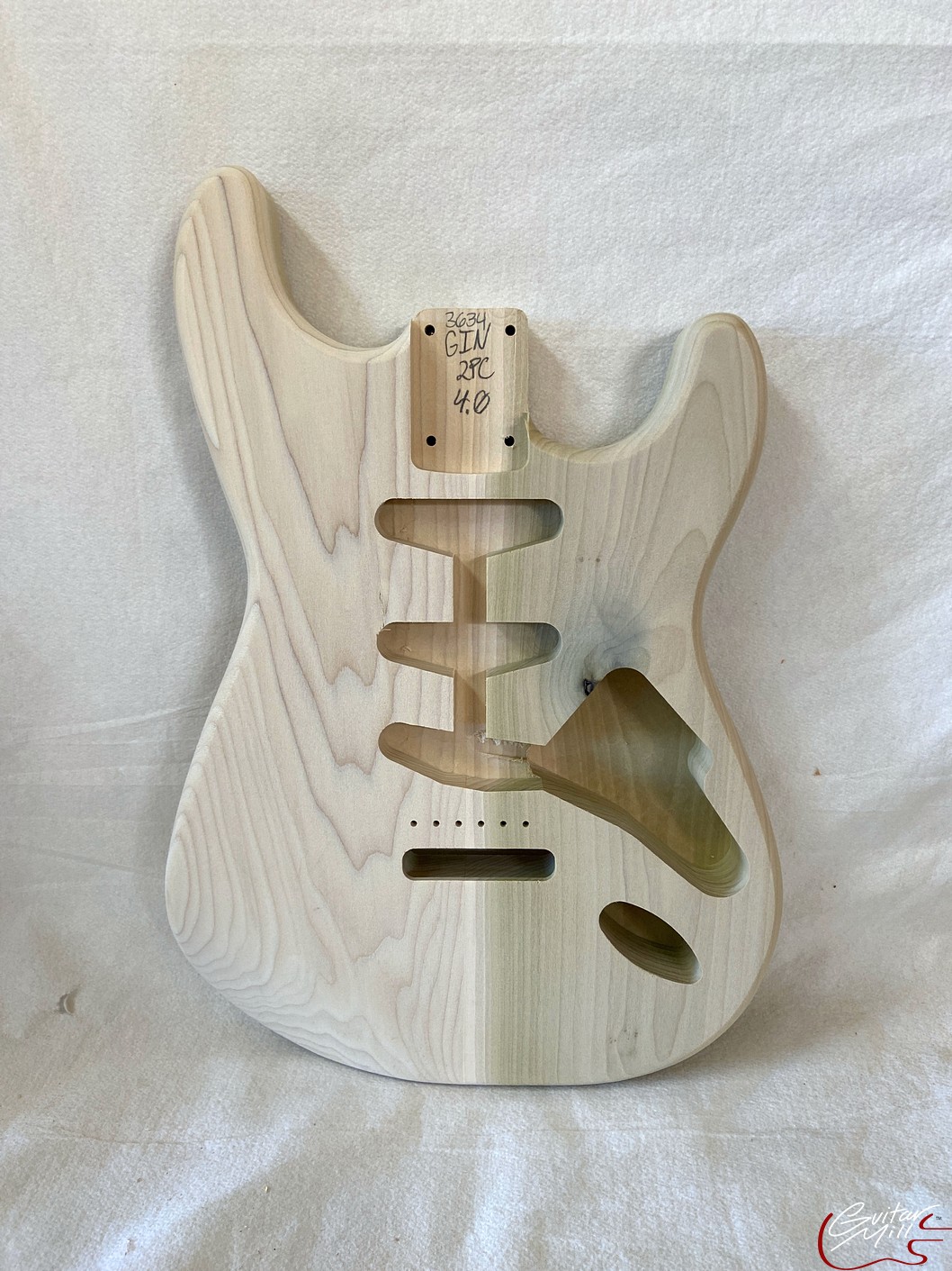 S-Style Body / 2 pc. Poplar / 4 lbs. 0 oz. (#GIN-3634)