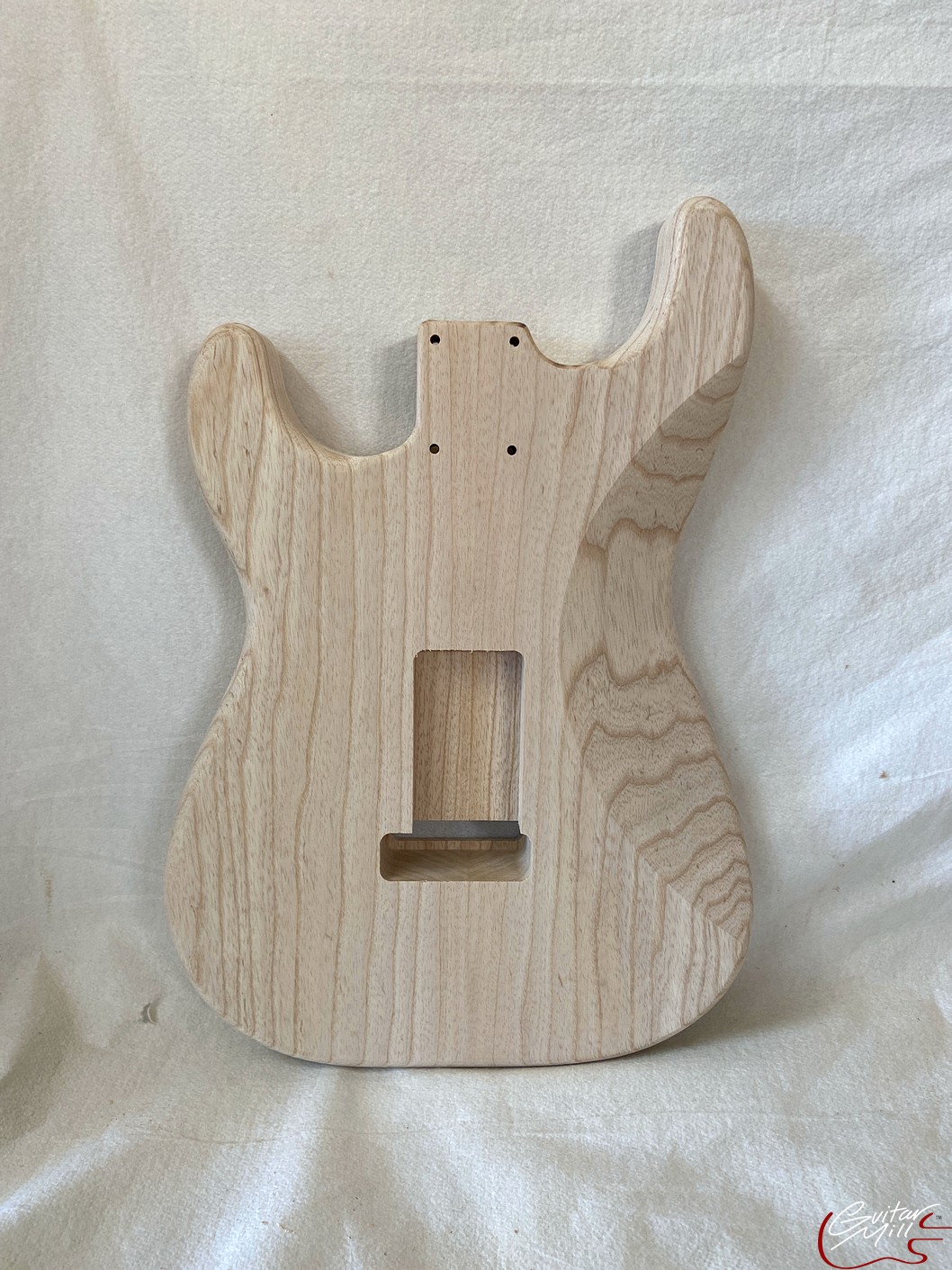 S-Style Body / 2 pc. Ultra Light Swamp Ash / 3 lbs. 9 oz. (#GIN-3638) - Image 2