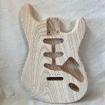 S-Style Body / 1 pc. Ultra Light Swamp Ash / 3 lbs. 5 oz. (#GIN-3640)