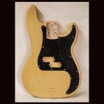 P-Style Bass Body / 1 Piece Swamp Ash / 4 lbs. 8 oz. / Nitrocellulose 'Butterscotch Blonde'/ Light Relic (#GIN-3644)