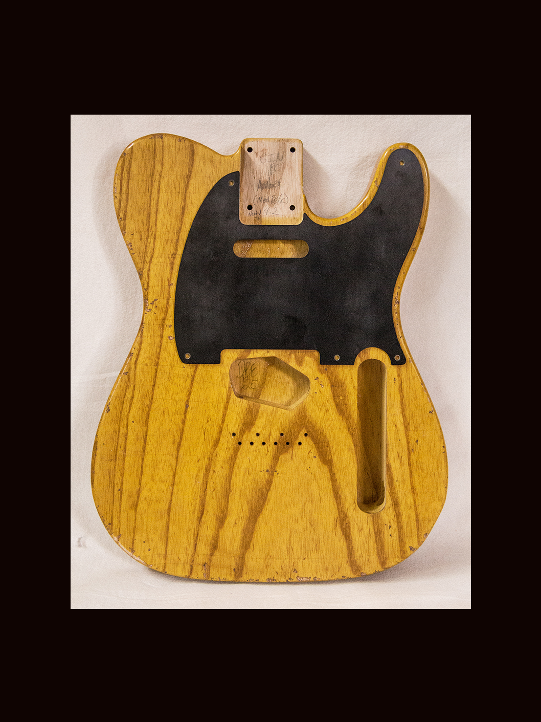 T-Style Body / 1 Piece Swamp Ash / 4 lbs. 2 oz. / Nitrocellulose 'Vintage Amber' / Med. -Light Relic (#GIN-3648) - Image 2