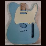 T-Style Body / Alder / 4 lbs. 4 oz. / Nitrocellulose 'Lake Placid Blue' / Double Bound / Light  Relic (#GIN-3655)