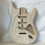 S-Style Body / 1 pc. Ultra Light Swamp Ash / 3 lbs. 8 oz. (#GIN-3664)