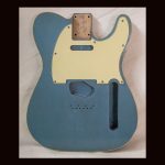 T-Style Body / Alder / 4 lbs. 6 oz. / Nitrocellulose 'Deep Lake Placid Blue' / Double Bound / Light - Med. Relic (#GIN-3672)