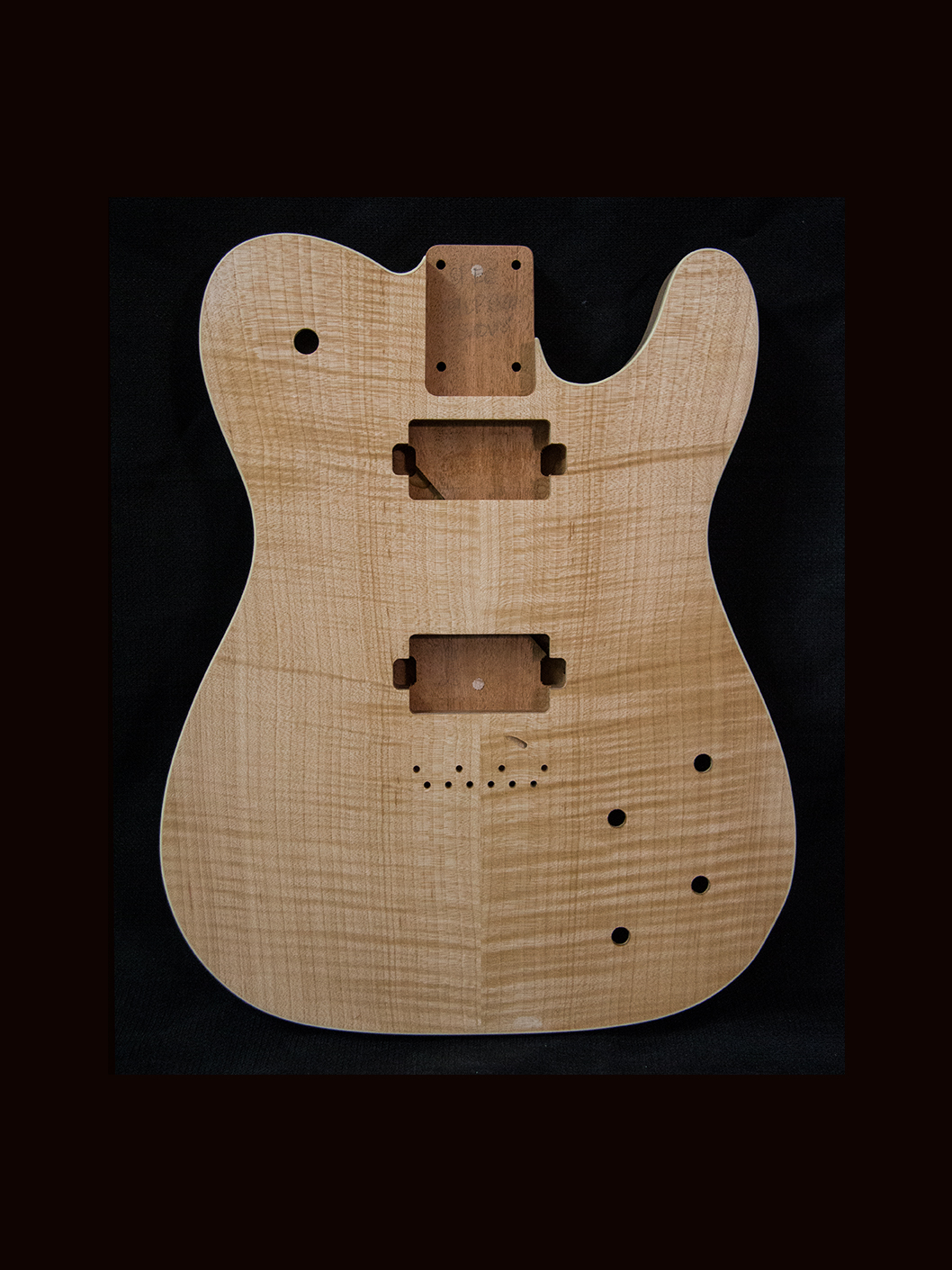 T-Style Body / Mahogany / Flame Maple Top (#GIN-3701) - Image 2
