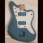Jazz-Style Body / Alder / 4 lbs. 6 oz. / Nitrocellulose 'Deep Lake Placid Blue' / Med.-Hvy. Relic (#GIN-3712)