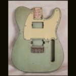 T-Style Body / Swamp Ash / 4 lbs. 4 oz. / Nitrocellulose 'Avocado Mist' / Med. Relic (#GIN-3743)