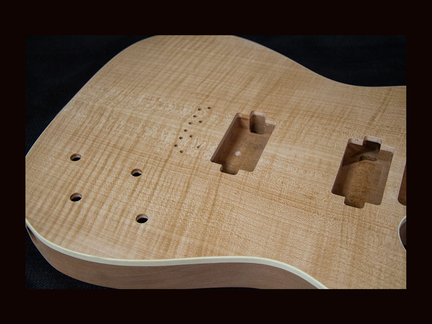 T-Style Body / Mahogany / Flame Maple Top (#GIN-3701) - Image 3