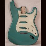 S-Style Body / Swamp Ash / 3 lbs. 9 oz. / Nitrocellulose 'Sherwood Green'/ Lite Relic (#GIN-3682)