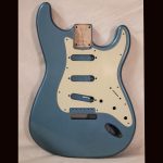 S-Style Body / Swamp Ash / 3 lbs. 12 oz. / Nitrocellulose 'Deep Lake Placid Blue'/ Lite Relic (#GIN-3683)