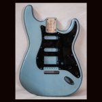 S-Style Body / Swamp Ash / 3 lbs. 4 oz. / Nitrocellulose ' Lake Placid Blue'/ Lite Relic (#GIN-3684)