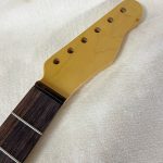 T-Style Replacement Neck / 2 pc. Maple & Indian Rosewood / Hard V / V.T. Gloss (#GIN-3685)