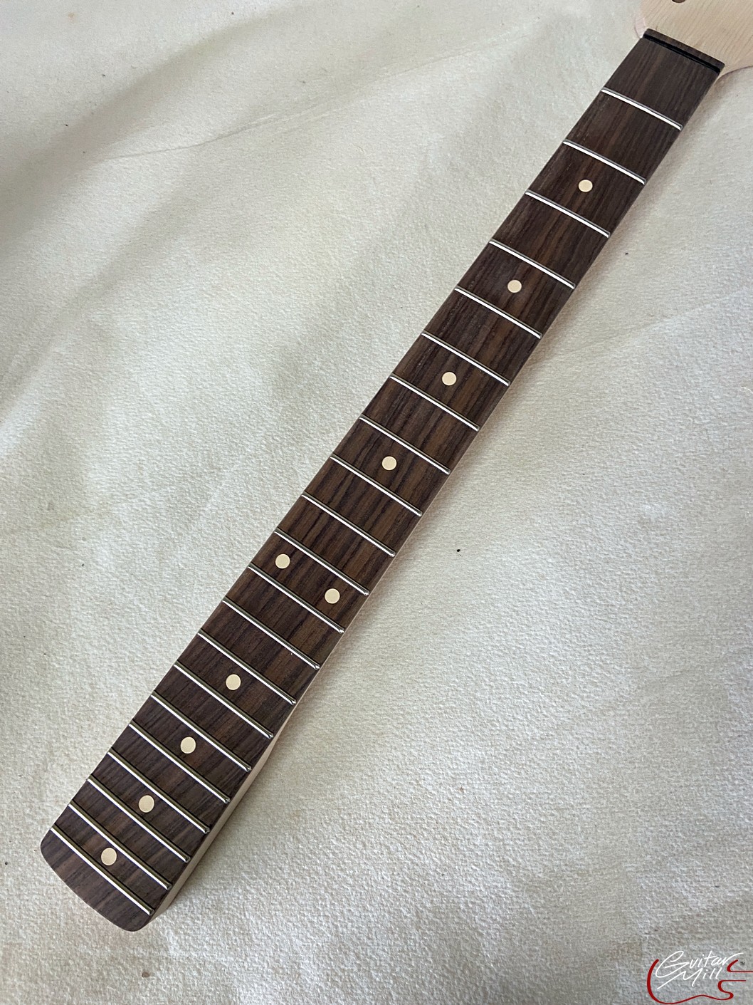 S-Style Replacement Neck / 2 pc. Maple & Indian Rosewood / Classic C / Headstock Adjust (#GIN-3686) - Image 4