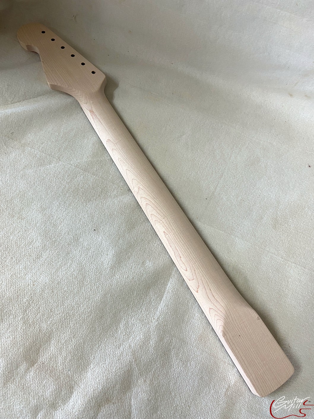 S-Style Replacement Neck / 2 pc. Maple & Indian Rosewood / Classic C / Headstock Adjust (#GIN-3686) - Image 6