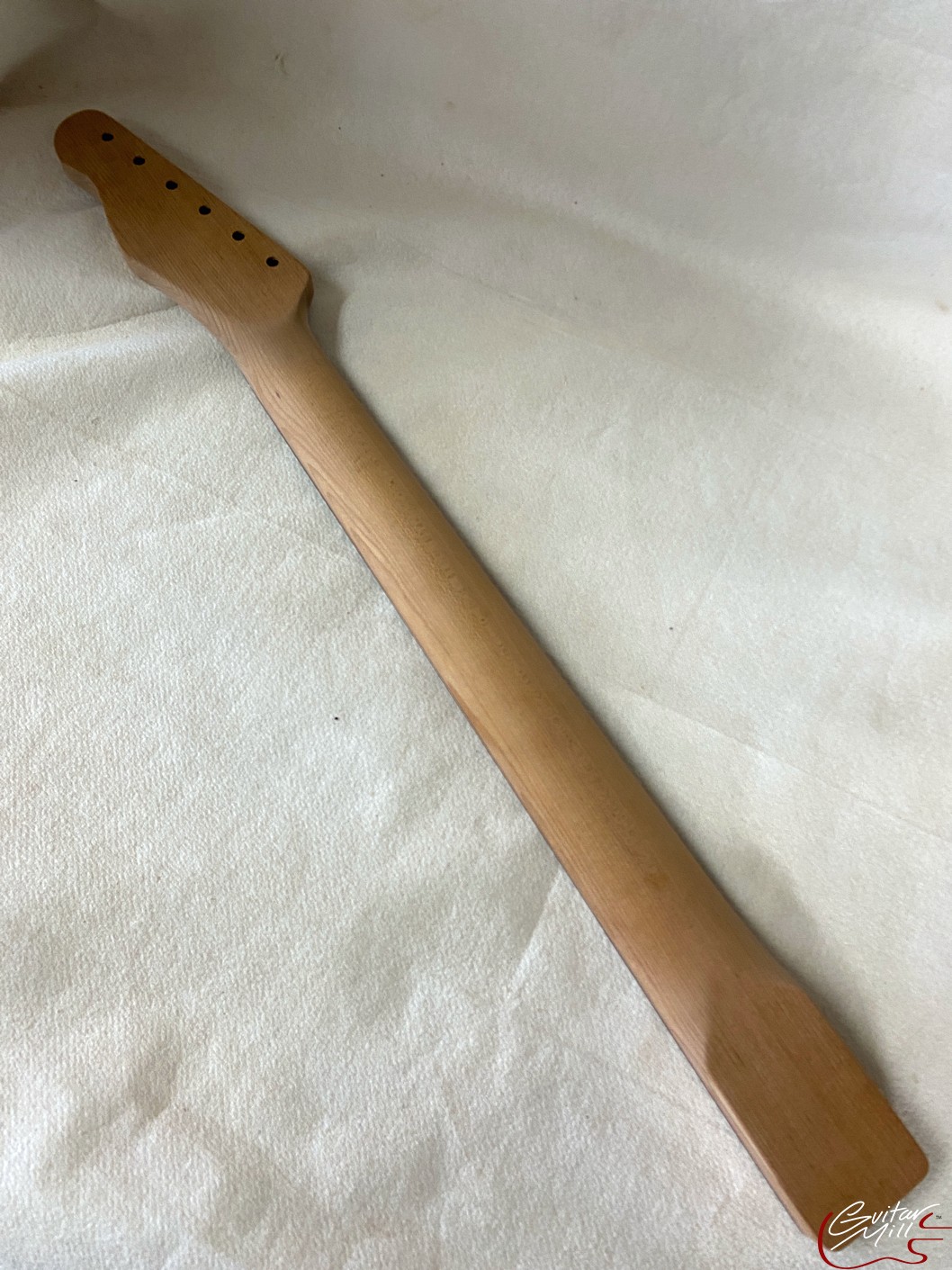 T-Style Replacement Neck / 2 pc. Roasted 1/4 Sawn Maple & Madagascar Rosewood / Chunky C / Headstock Adjust (#GIN-3688) - Image 6