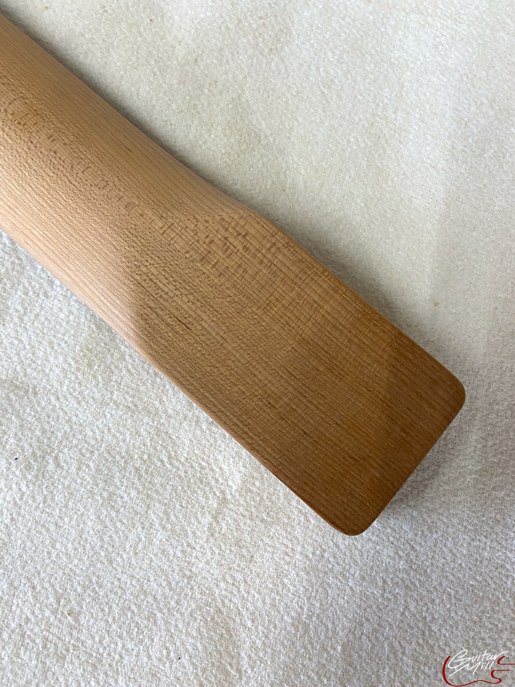 T-Style Replacement Neck / 2 pc. Roasted 1/4 Sawn Maple & Madagascar Rosewood / Chunky C / Headstock Adjust (#GIN-3688) - Image 9