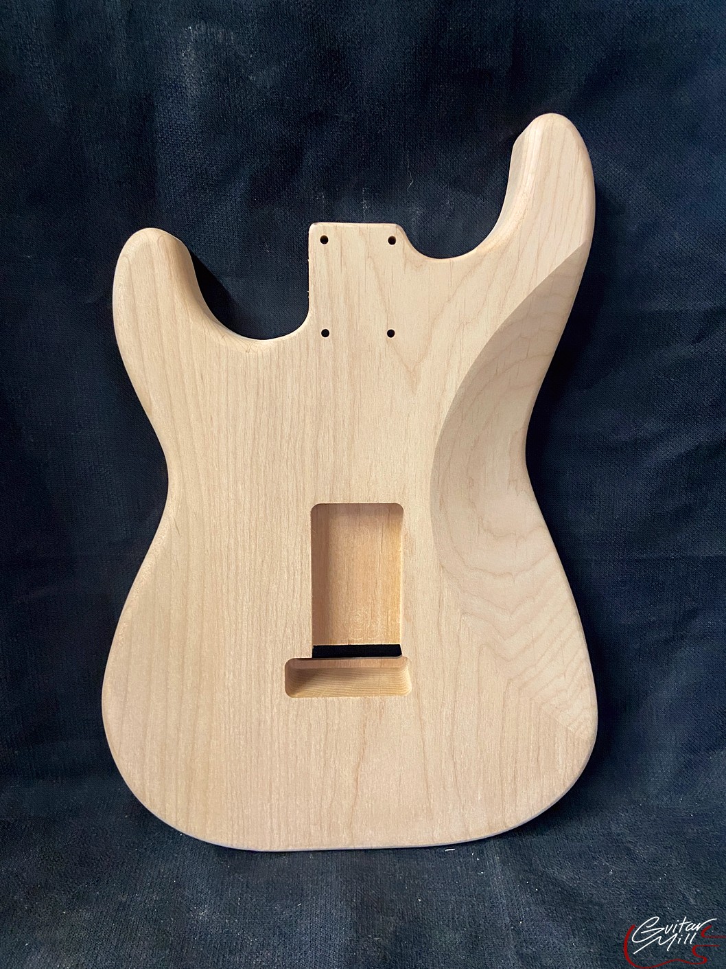 S-Style Body / 2 pc. Ultra Light Alder / 3 lbs. 14 oz. (#GIN-3723) - Image 2