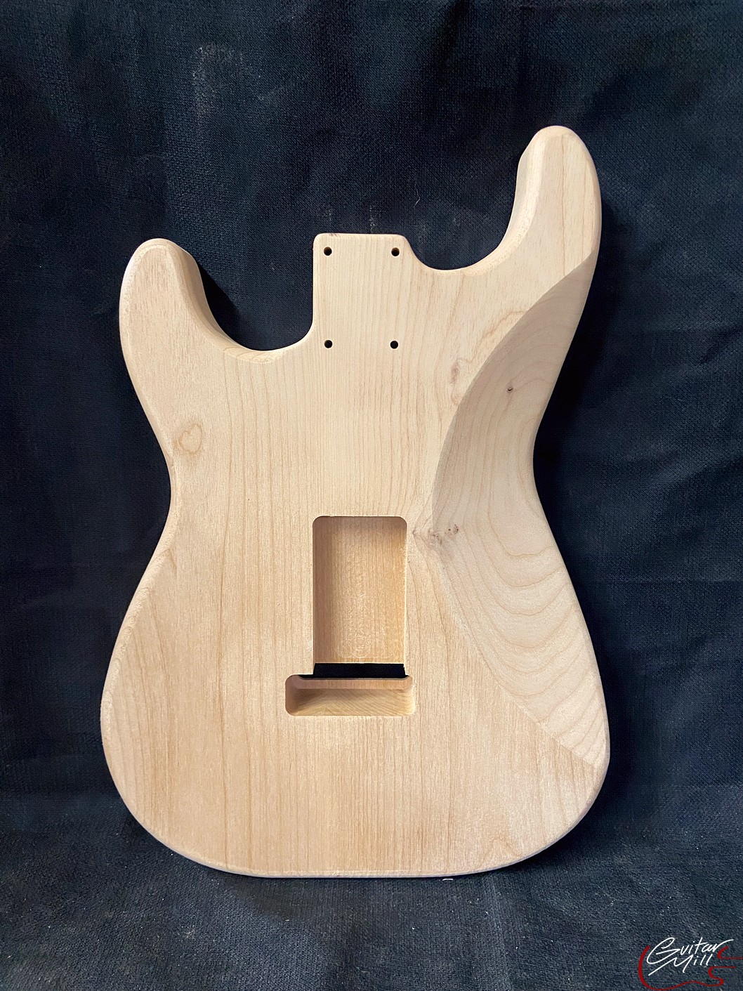 S-Style Body / 2 pc. Ultra Light Alder / 3 lbs. 14 oz. / PAINT GRADE (#GIN-3724) - Image 2