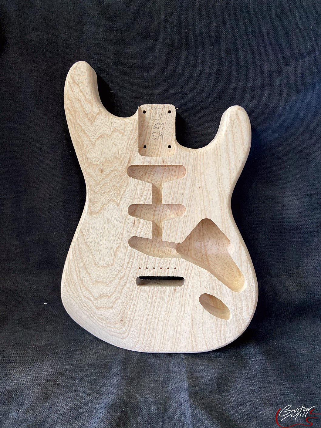 S-Style Body / 2 pc. Ultra Light Swamp Ash / 3 lbs. 9 oz. (#GIN-3779)