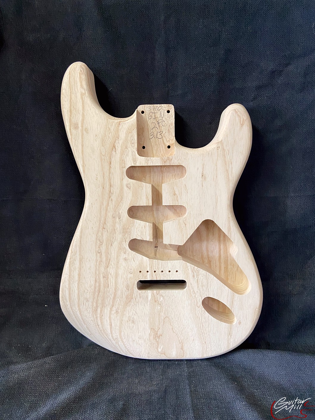 S-Style Body / 2 pc. Ultra Light Swamp Ash / 3 lbs. 13 oz. (#GIN-3780)