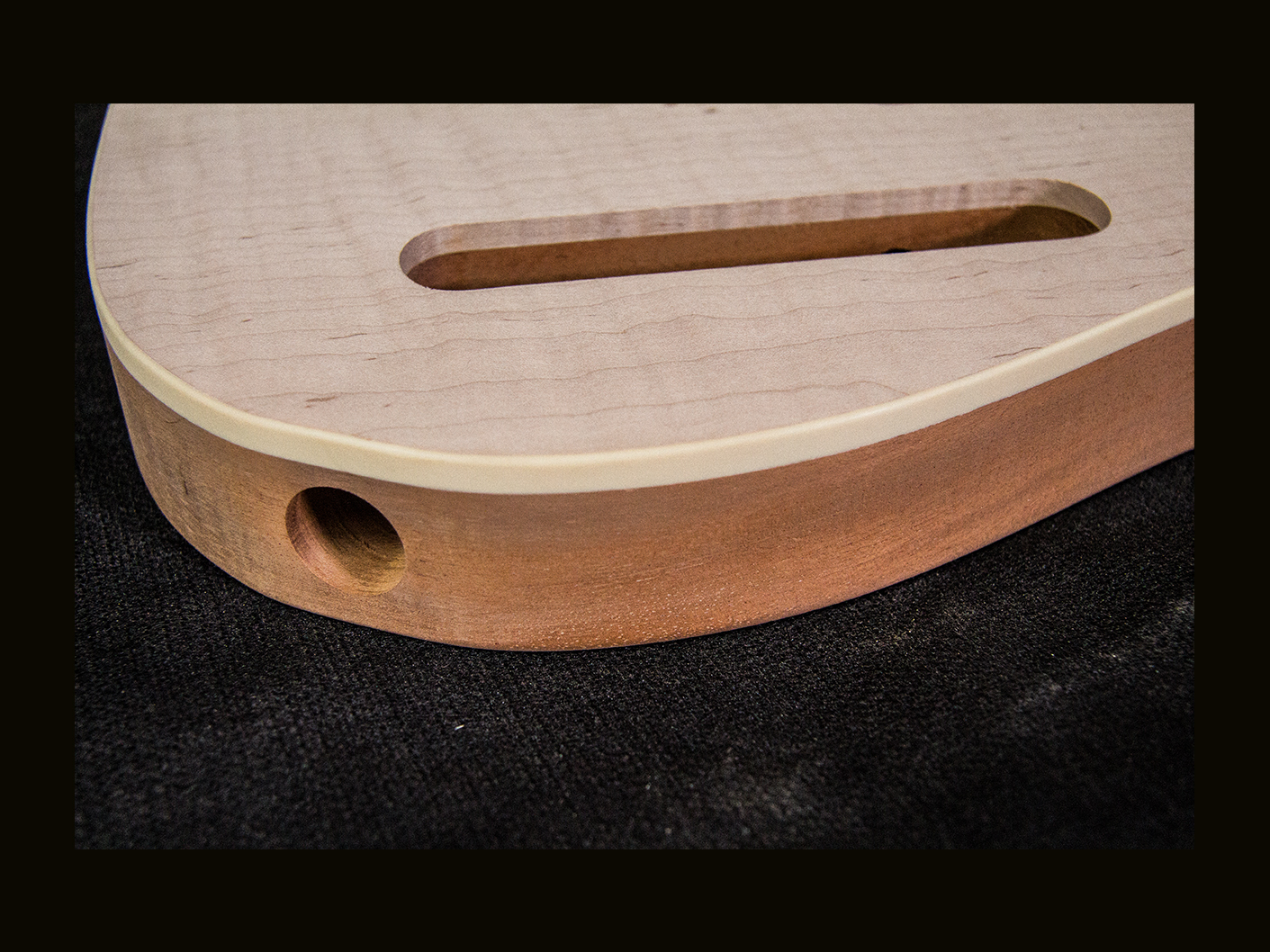 T-Style Body / Mahogany / Flame Maple Top (#GIN-3781-T) - Image 3