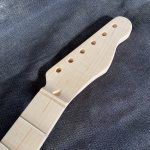 T-Style Replacement Neck / 1 pc. Flame Maple / Chunky C / Headstock Adjust (#GIN-3800)