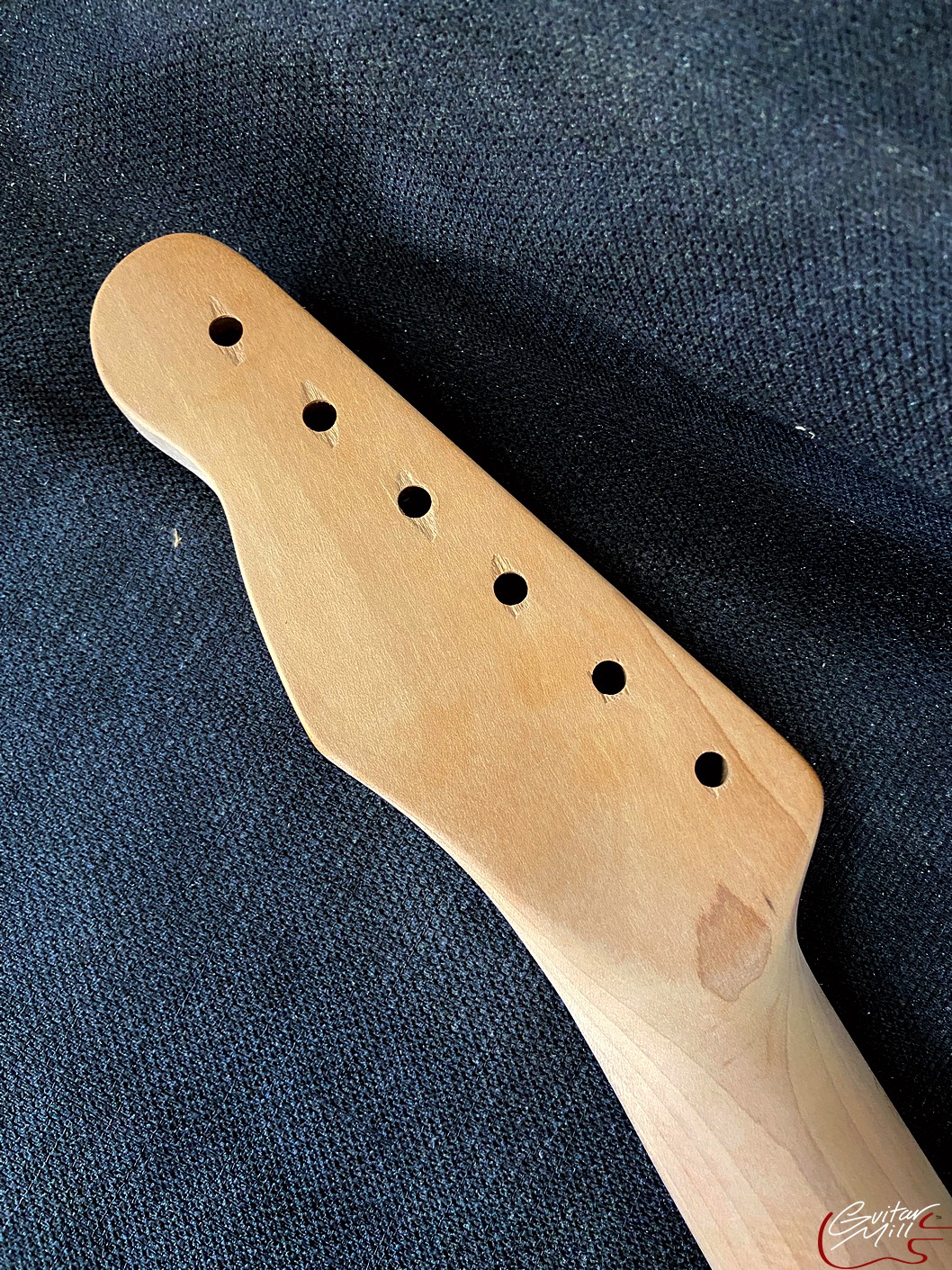 T-Style Replacement Neck / 2 pc. Roasted Maple & Indian Rosewood / Chunky C (#GIN-3805) - Image 7