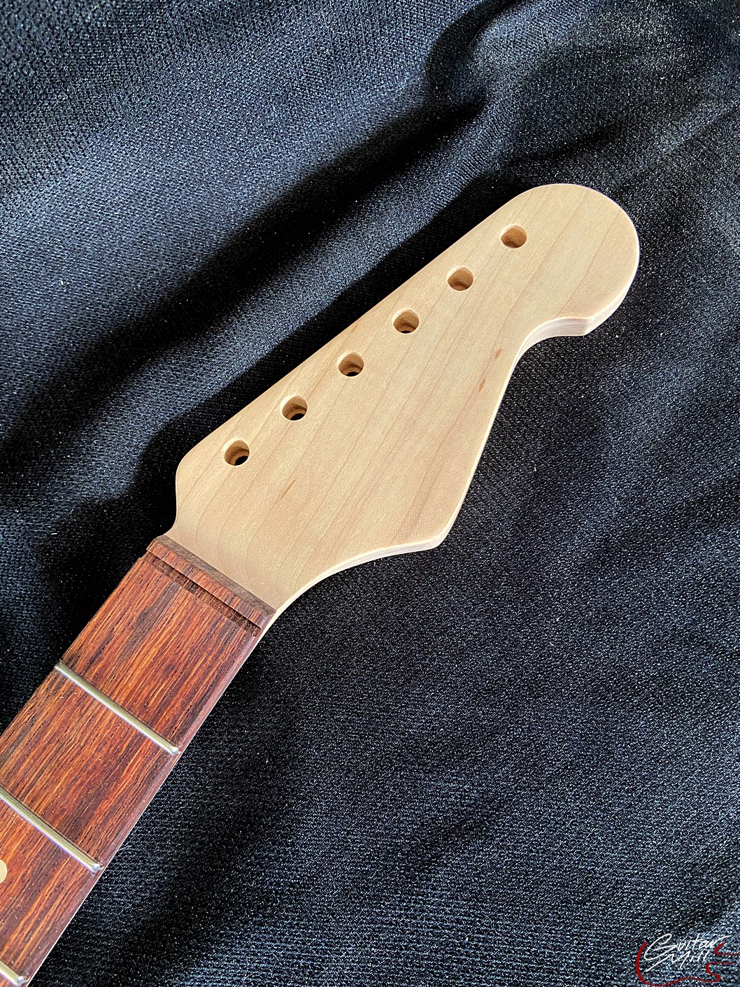 S-Style Replacement Neck / 2 pc. Maple & Madagascar Rosewood / Chunky C (#GIN-3808)