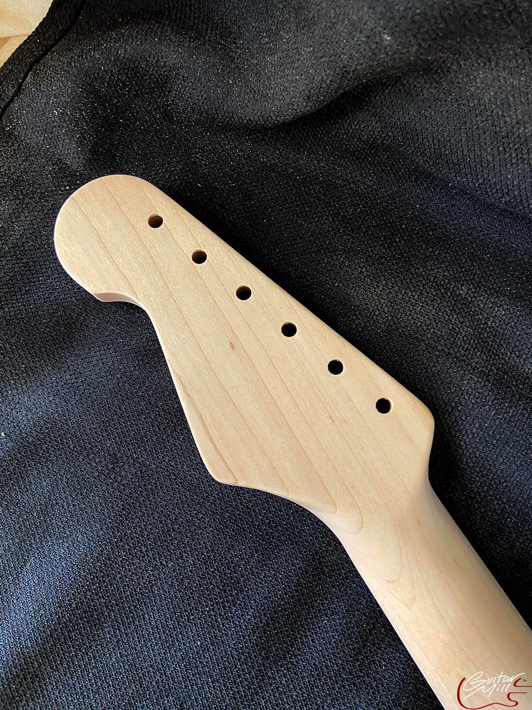 S-Style Replacement Neck / 2 pc. Maple & Madagascar Rosewood / Chunky C (#GIN-3808) - Image 7