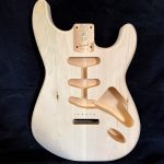 S-Style Body / 2 pc. Ultra Light Basswood / 3 lbs. 0 oz. / Paint Grade (#GIN-3810)