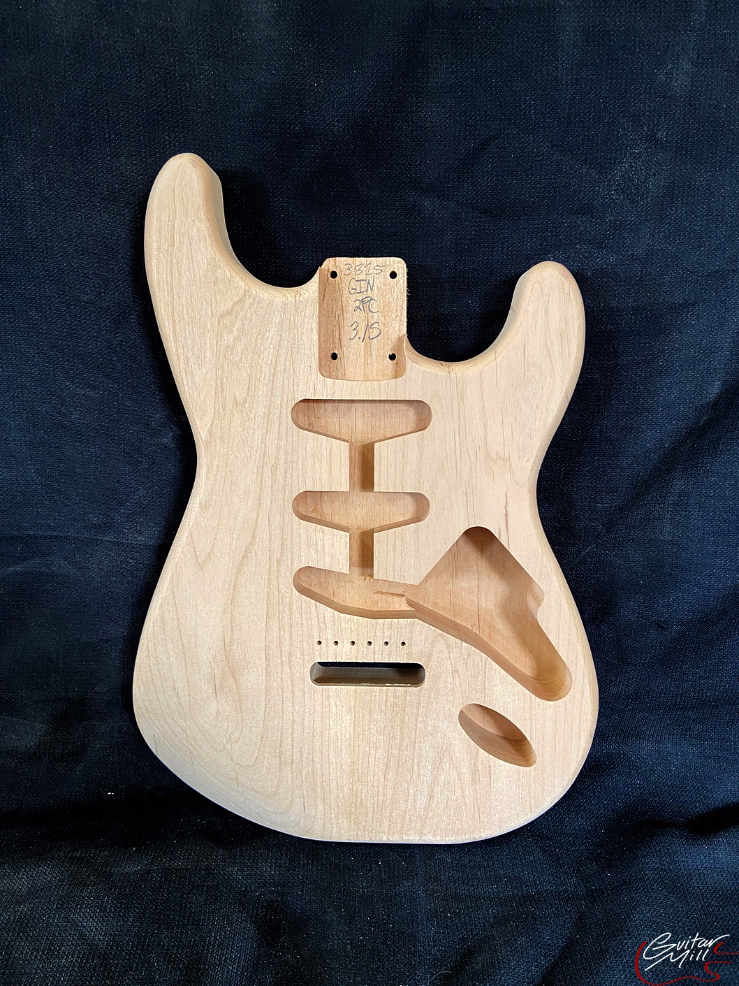 S-Style Body / 2 pc. Ultra Light Alder / 3 lbs. 15 oz. (#GIN-3815)