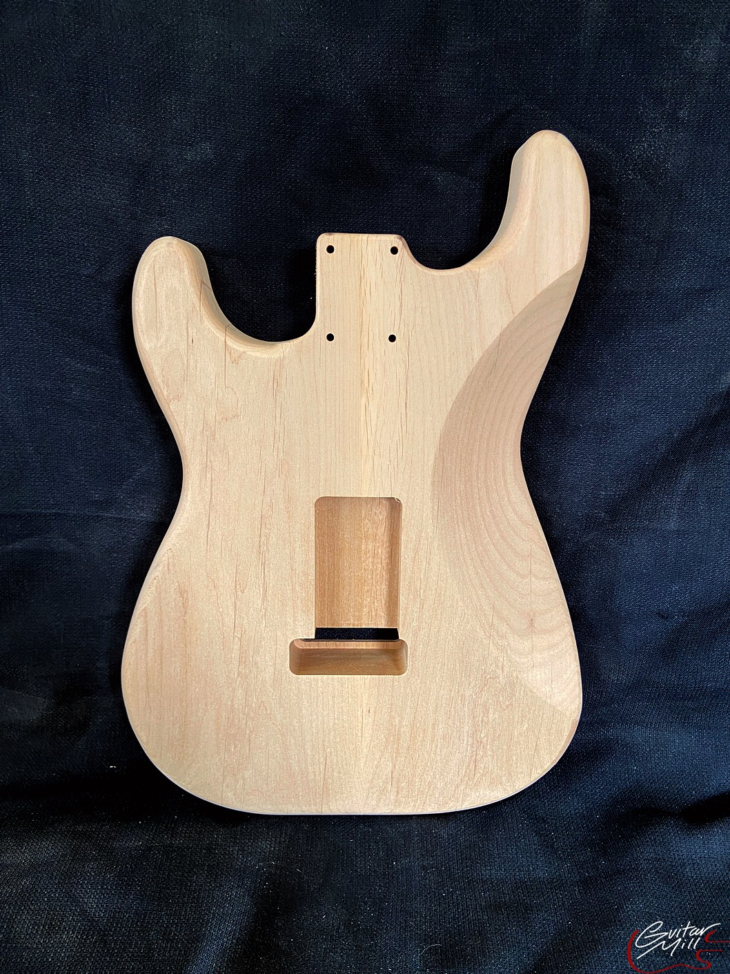 S-Style Body / 2 pc. Ultra Light Alder / 3 lbs. 15 oz. (#GIN-3815) - Image 2