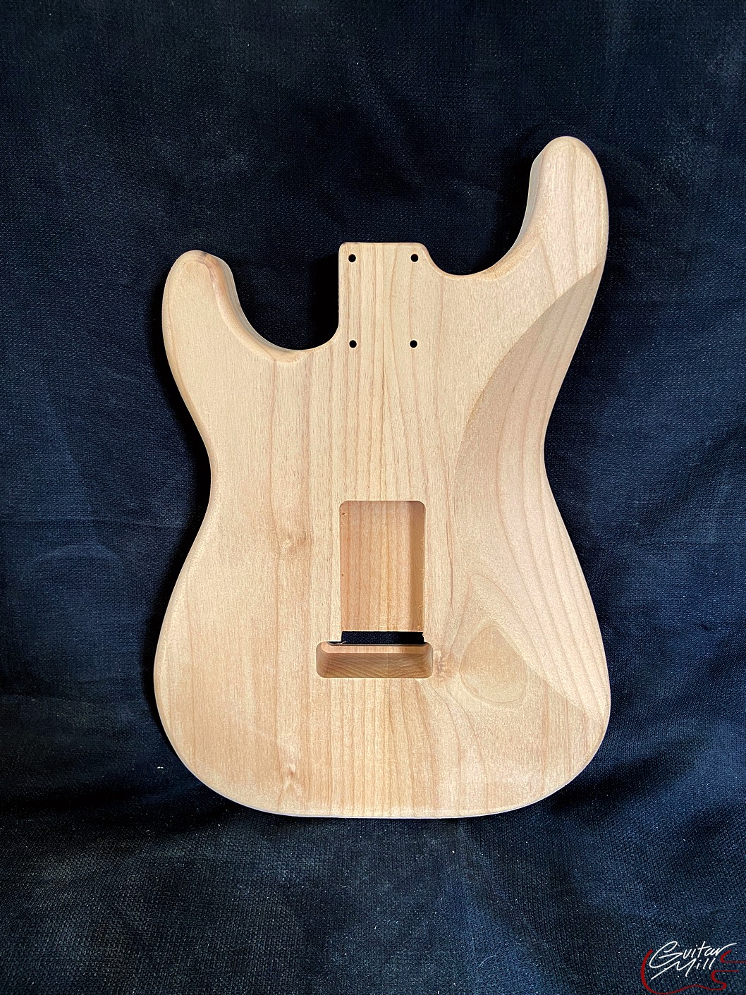 S-Style Body / 2 pc. Ultra Light Alder / 3 lbs. 10 oz. (#GIN-3817) - Image 2