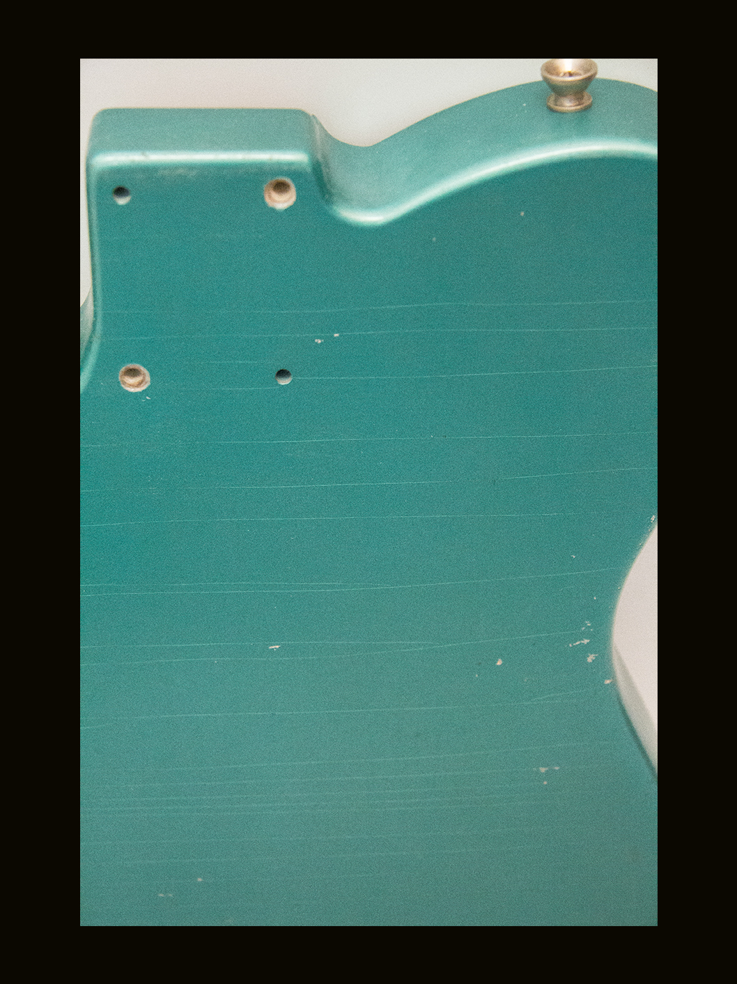 T-Style Body - Partially Assembled - Parts Included! / Paulownia / 2 lbs. 14 oz. / Nitrocellulose 'Sherwood Green' / Light Relic (#GIN-3820) - Image 6