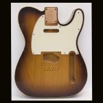 T-Style Body /Alder/ 4 lbs. 13 oz. / Nitrocellulose 'Chocolate Burst' / Double Bound/Light Relic (#GIN-3822)