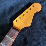 S-Style Replacement Neck / 2 pc. Maple & Indian Rosewood / Classic C / V.T. Gloss / Med Relic (#GIN-3832)