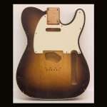 T-Style Body /Alder/ 4 lbs. 9 oz. / Nitrocellulose 'Chocolate Burst' / Double Bound/Light / Med. Relic (#GIN-3858)
