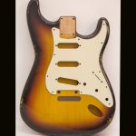 S-Style Body / Alder / 3 lbs. 8 oz. / Nitrocellulose '3 Tone SunBurst' / Med. Relic (#GIN-3862)