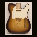 T-Style Body / 1 PC. Swamp Ash / 4 lbs. 8 oz. / Nitrocellulose 'Chocolate Burst'/ Light Relic (#GIN-3865)