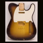 T-Style Body / Pine / 4 lbs. 5 oz. / Nitrocellulose 'Chocolate Burst'/ Med. Relic (#GIN-3868)