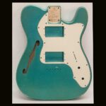 '72 Hollow T-Style Body / Swamp Ash / 3 lbs. 6 oz. / Nitrocellulose 'Sherwood Green' / Light Relic (#GIN-3871)