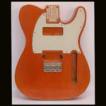 T-Style Body - "T-Beast" / Swamp Ash / 3 lbs. 14 oz. / Nitrocellulose 'Faded Candy Apple Red' / Med. Relic (#GIN-3872)