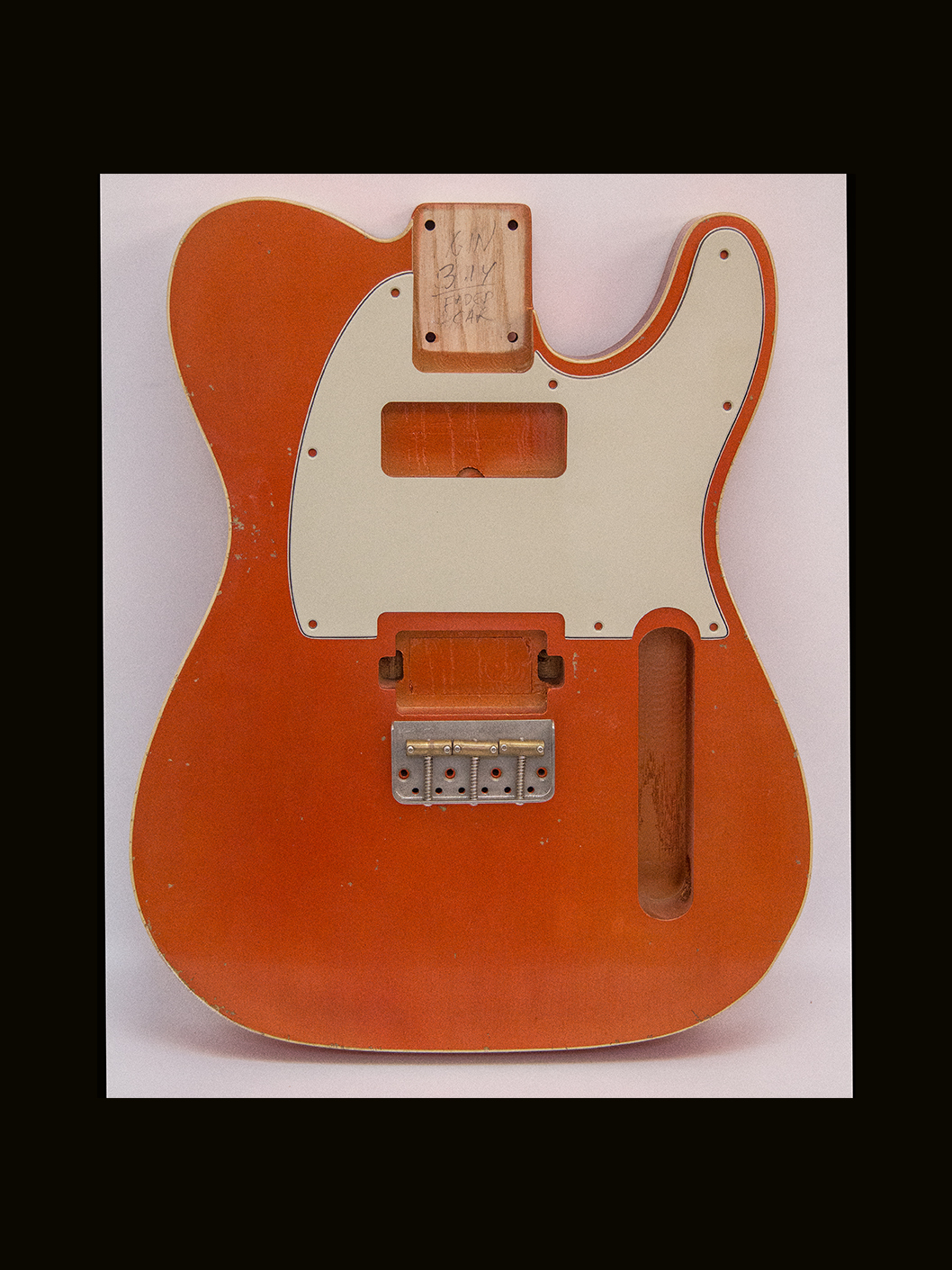 T-Style Body - "T-Beast" / Swamp Ash / 3 lbs. 14 oz. / Nitrocellulose 'Faded Candy Apple Red' / Med. Relic (#GIN-3872)